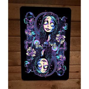 The Dark Fantasy Bride 8x12 Metal Wall Sign Poster Corpse of‎ Emily